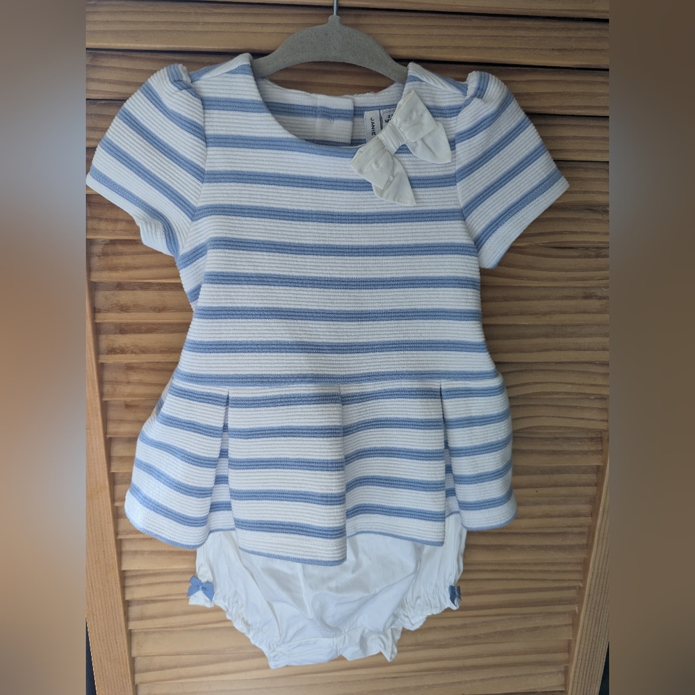 Janie and Jack Dress, 3-6 months, 2-piece set